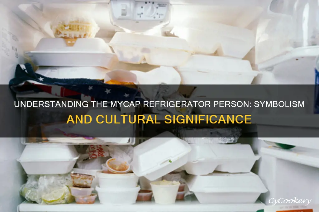 what does the mycap refrigerator person mean