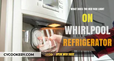 Whirlpool Fridge Red H2O Light: Meaning and Quick Fixes