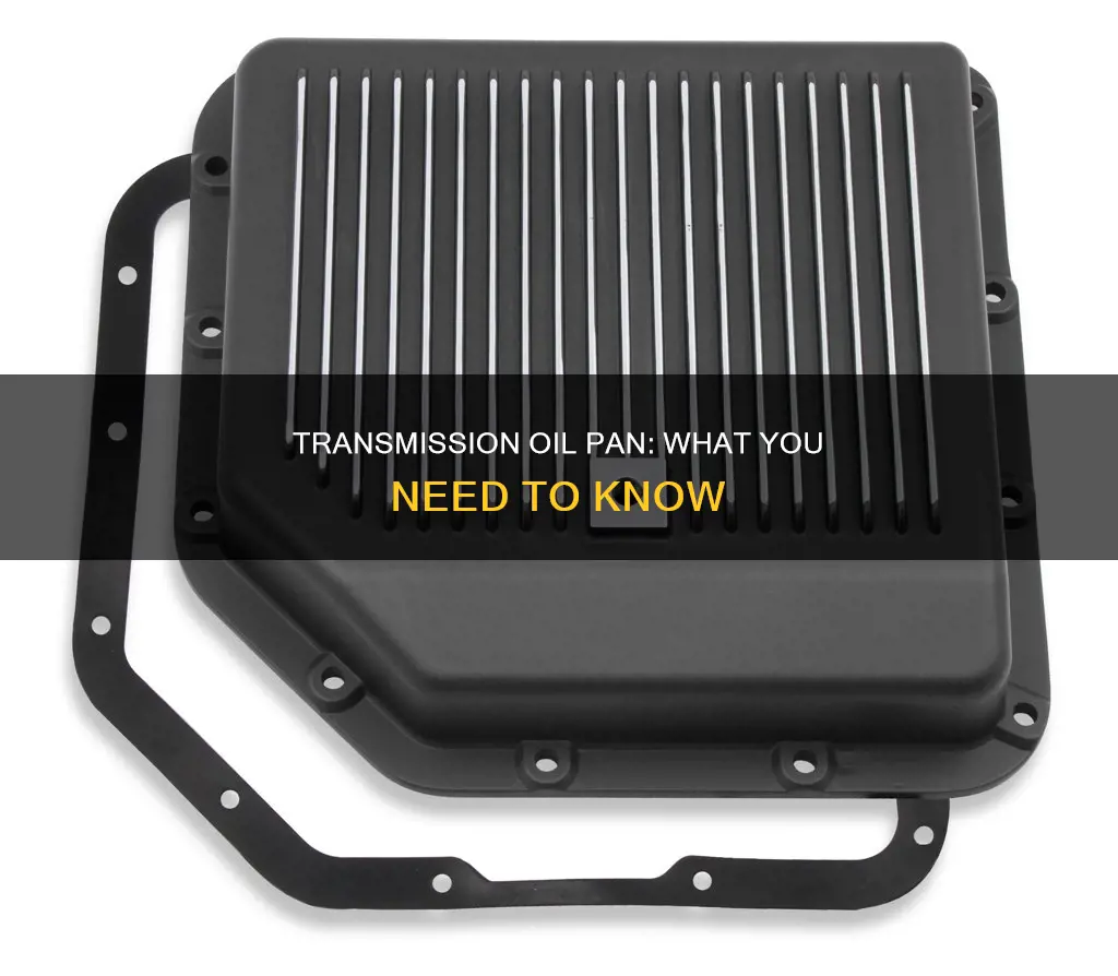 what does the transmission oil pan look like