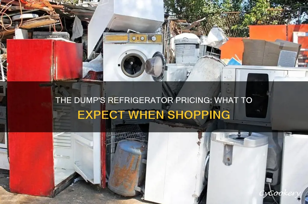 what does thedump charge for a refrigerator