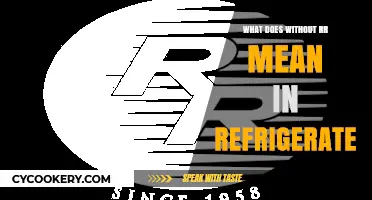 Understanding 'Without RR' in Refrigeration: A Clear Explanation
