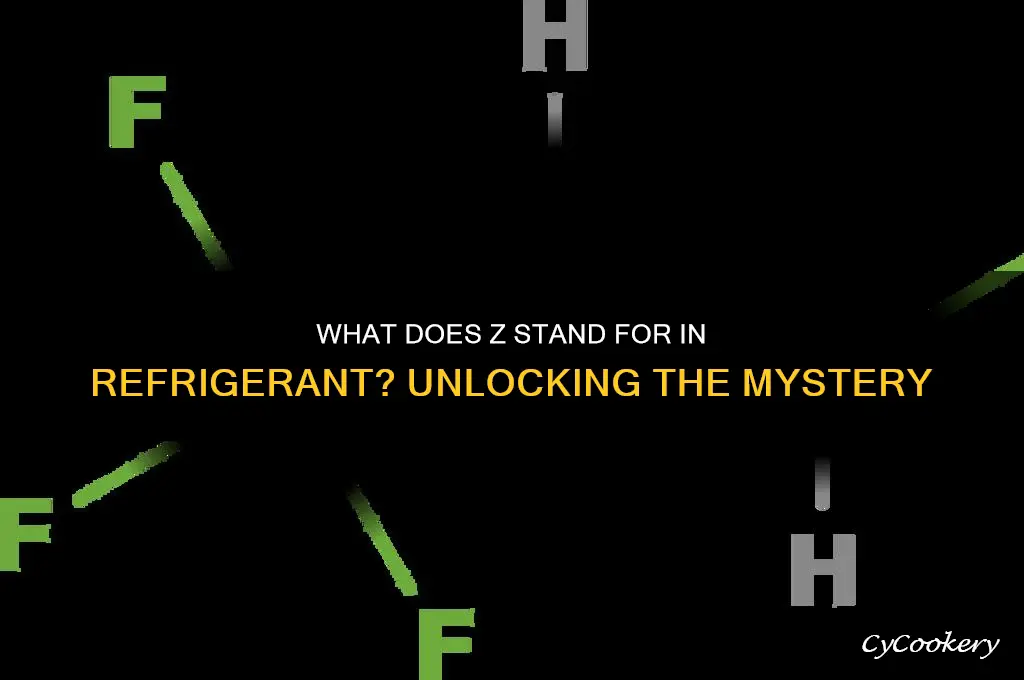 what does z stand for in refrigerant