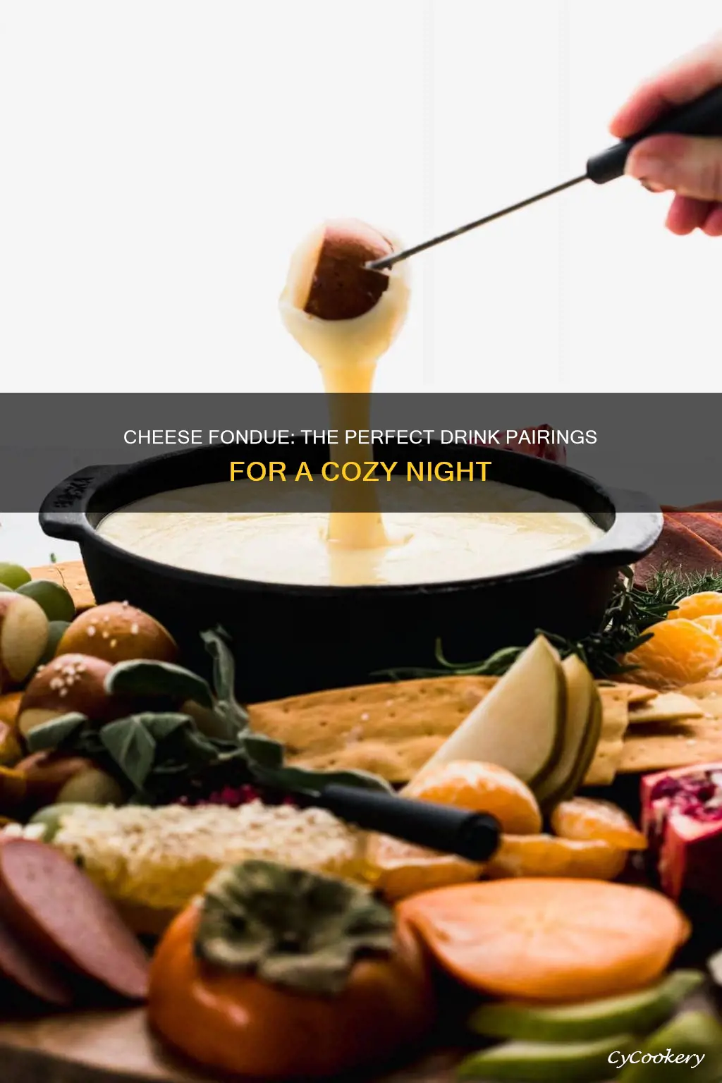 what drinks pair well with fondue