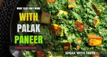 Creative Spin-offs: Palak Paneer Reinvented