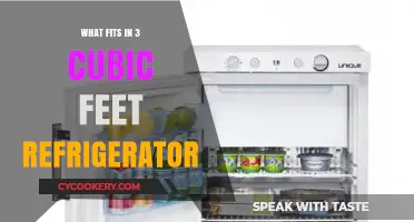 Compact Storage: What Fits in a 3 Cubic Feet Refrigerator?