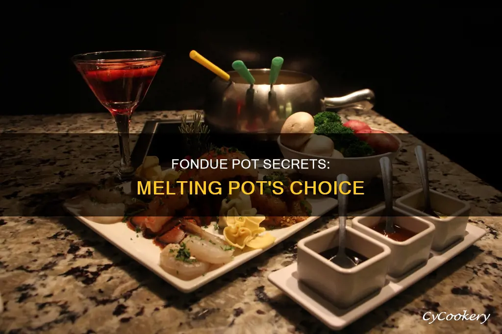 what fondue pots do they use at the melting pot