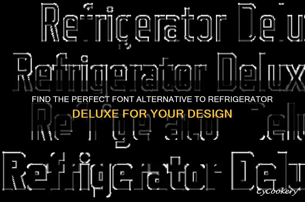what font is close to refrigerator deluxe