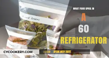 Foods That Spoil Quickly in a 60-Degree Refrigerator