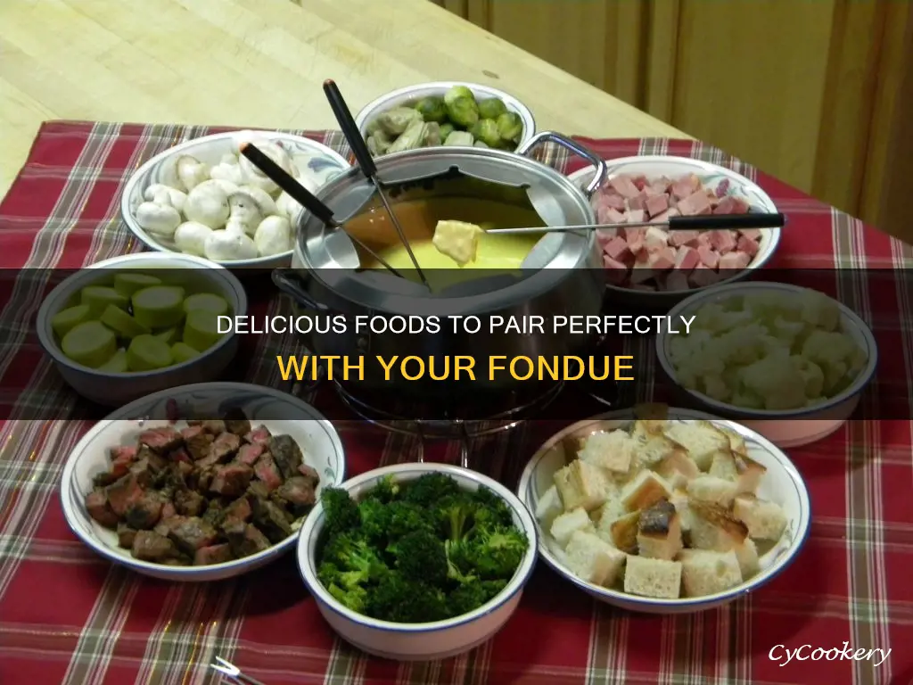 what food to eat with fondue