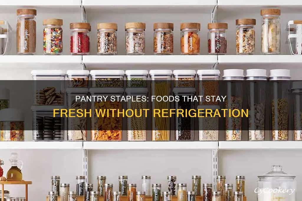 what foods can be stored without refrigeration