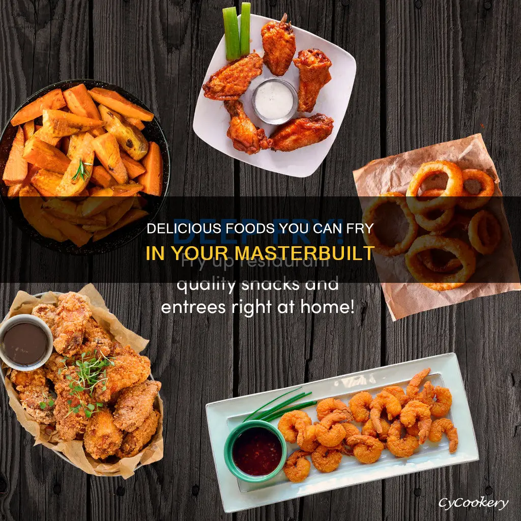 what foods can you cook in a masterbuilt electric fryer