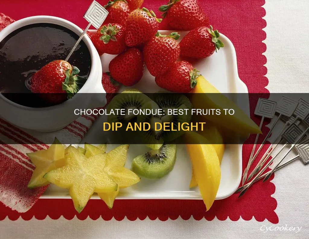 what fruit do you dip in chocolate fondue