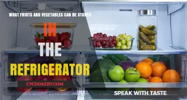 Fresh and Crisp: Refrigerator Storage Guide for Fruits and Vegetables
