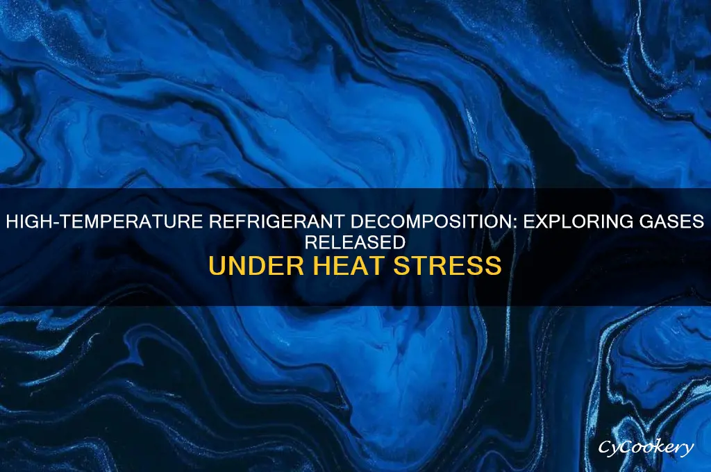 what gases can refrigerant decompose into high temperature
