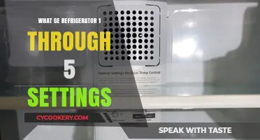 Understanding GE Refrigerator Settings 1-5: A Comprehensive Guide