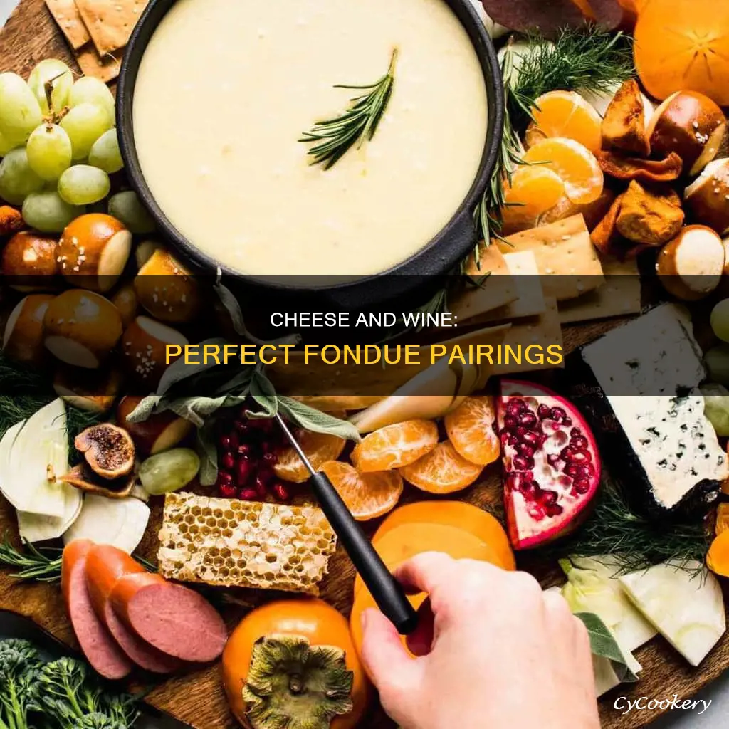 what goes well with fondue wine