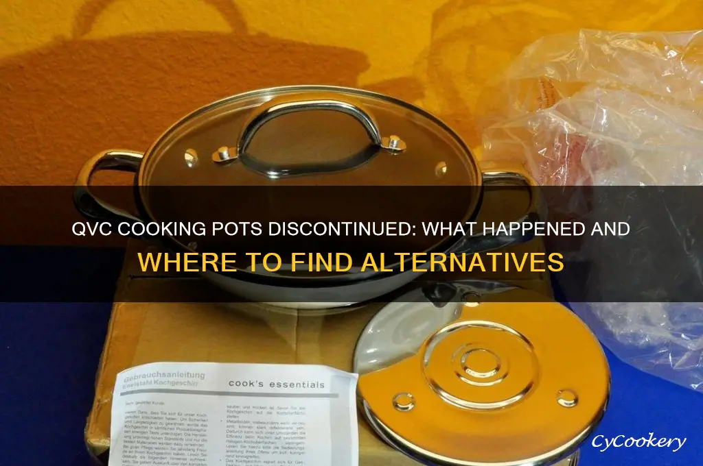 what happened to qvc cooking pots