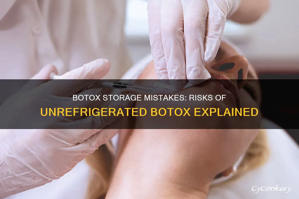what happens if botox is not refrigerated