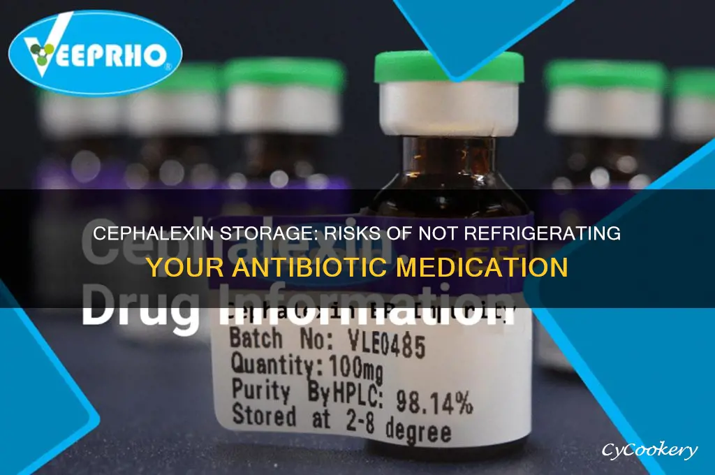 what happens if cephalexin is not refrigerated