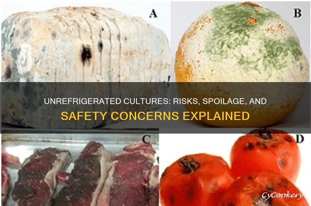 what happens if cultures are not refrigerated