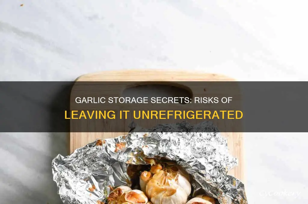 what happens if garlic is not refrigerated