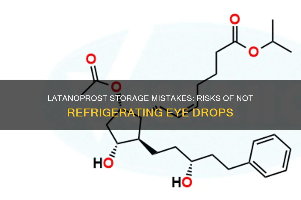 what happens if latanoprost is not refrigerated