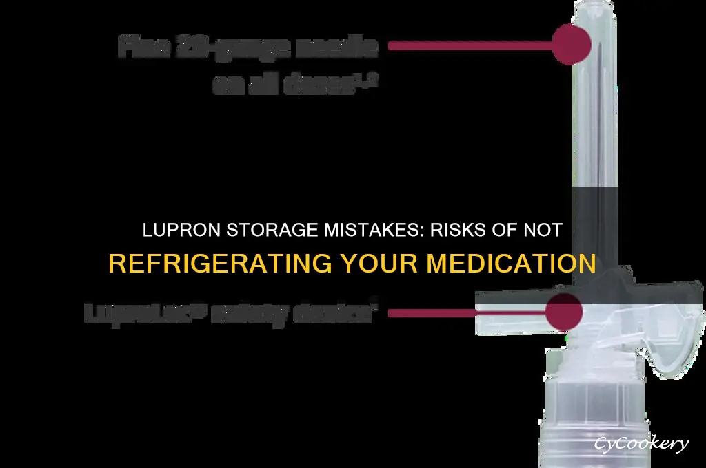 what happens if lupron is not refrigerated