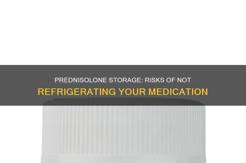 what happens if prednisolone is not refrigerated