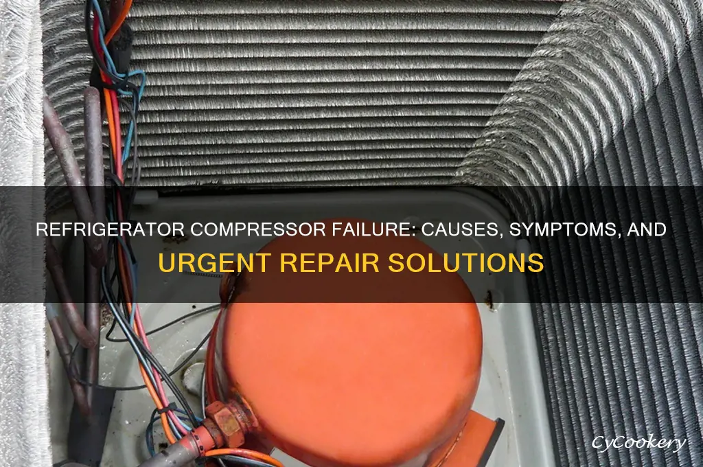 what happens if refrigerator compressor stops working