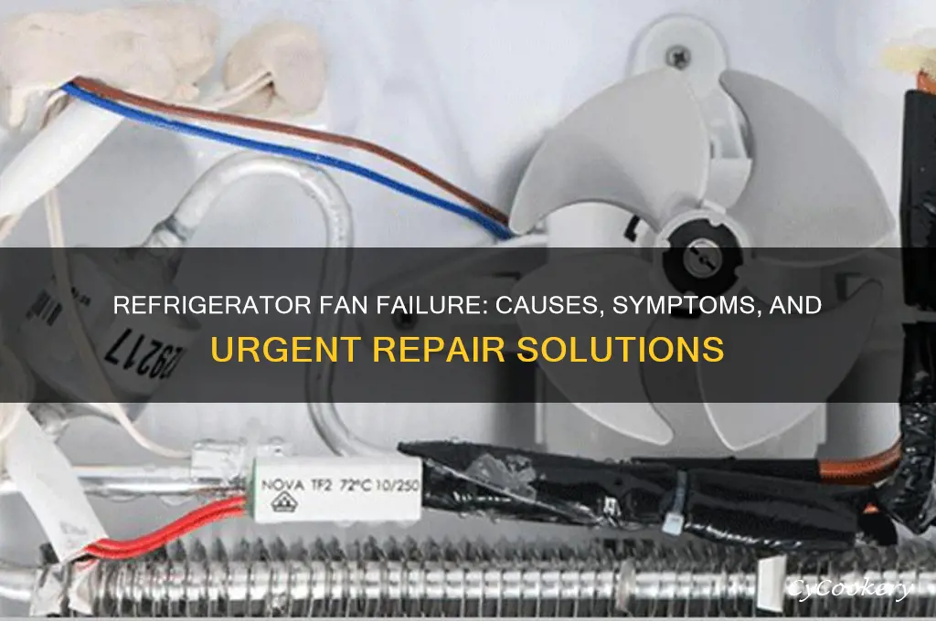 what happens if refrigerator fan goes out