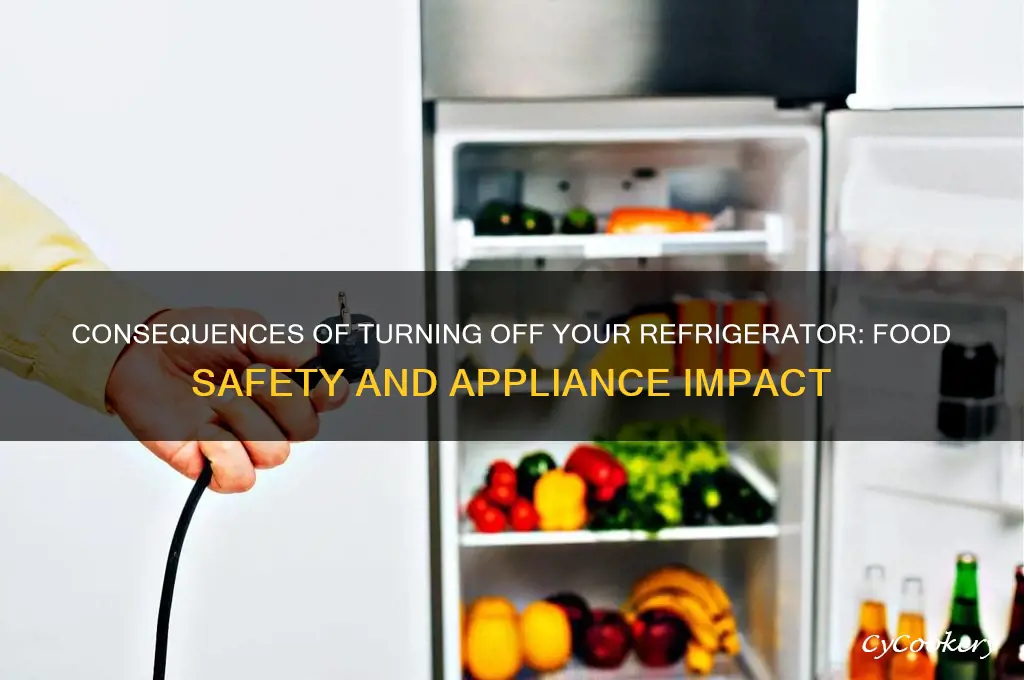 what happens if refrigerator is switched off