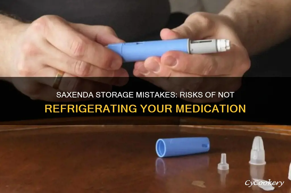 what happens if saxenda is not refrigerated