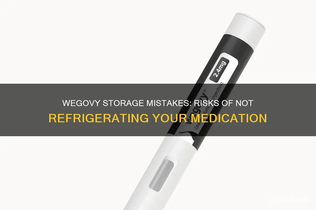 what happens if wegovy is not refrigerated