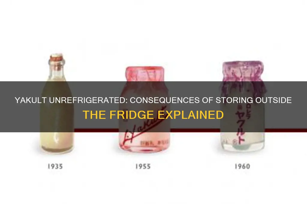 what happens if yakult is not refrigerated