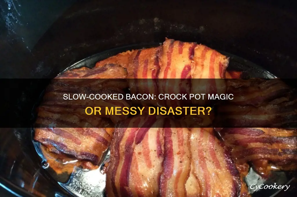 what happens if you cook bacon in a crock pot