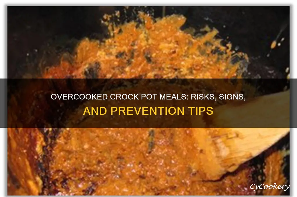 what happens if you cook too long crock pot