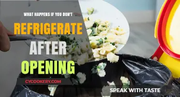 Unrefrigerated Risks: What Happens When You Skip Chilling After Opening?