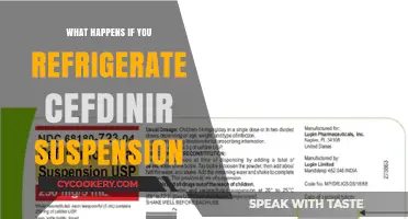 Refrigerating Cefdinir Suspension: Effects, Risks, and Proper Storage Tips