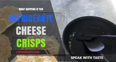 Refrigerating Cheese Crisps: Impact on Texture, Flavor, and Shelf Life