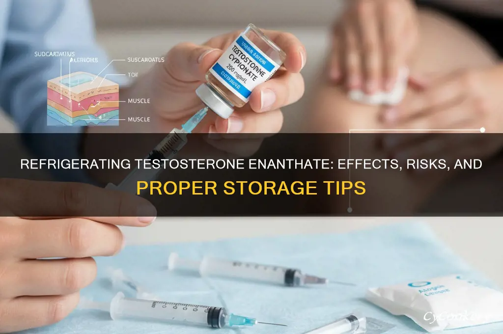 what happens if you refrigerate testosterone enanthate
