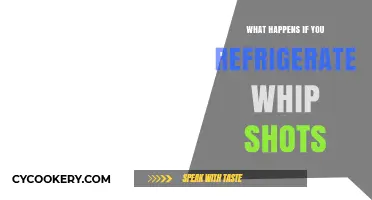 Refrigerating Whip Shots: Effects, Texture Changes, and Storage Tips