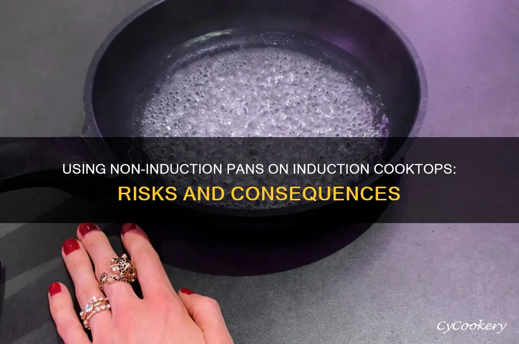 what happens if you use non induction pan