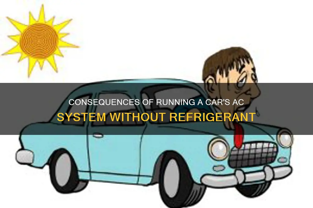 what happens to a car without refrigerant