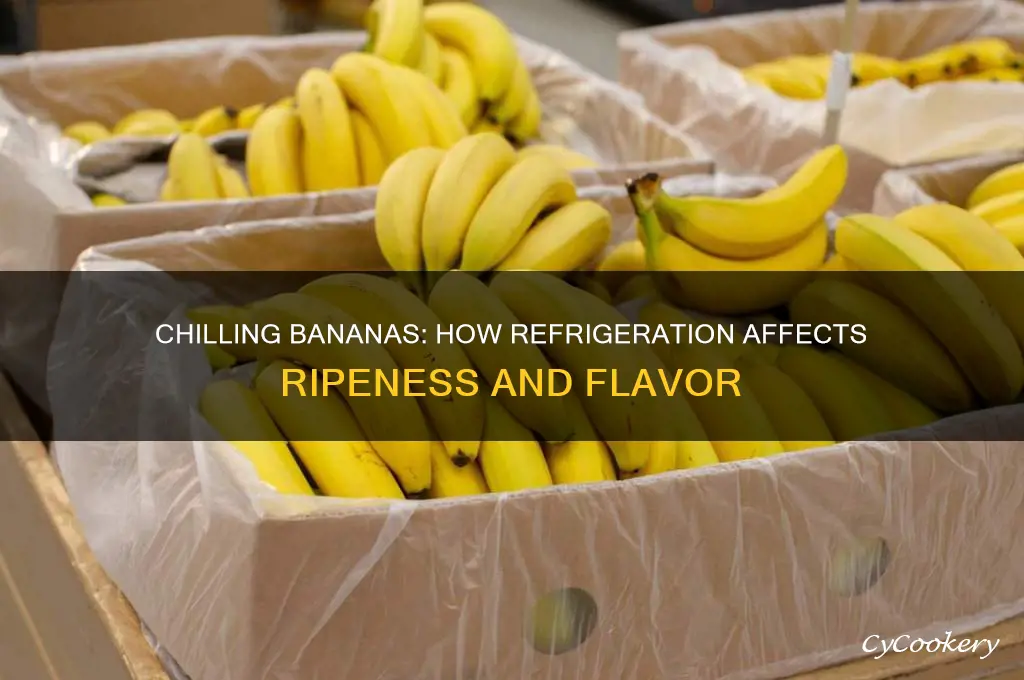 what happens to bananas in the refrigerator