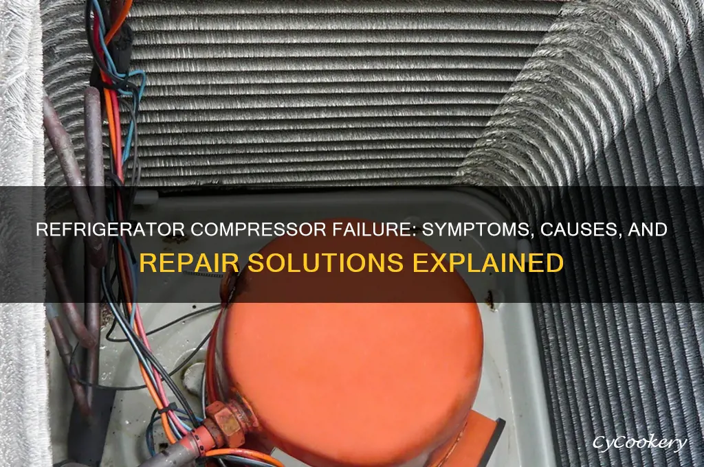 what happens when refrigerator compressor goes bad