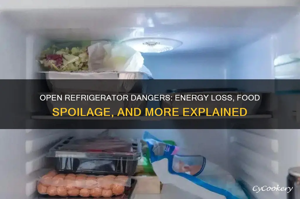 what happens when refrigerator is kept open