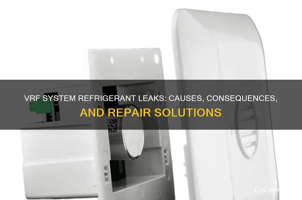 what happens when vrf system refrigerant leak