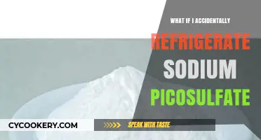 Accidentally Refrigerated Sodium Picosulfate: What Happens and What to Do