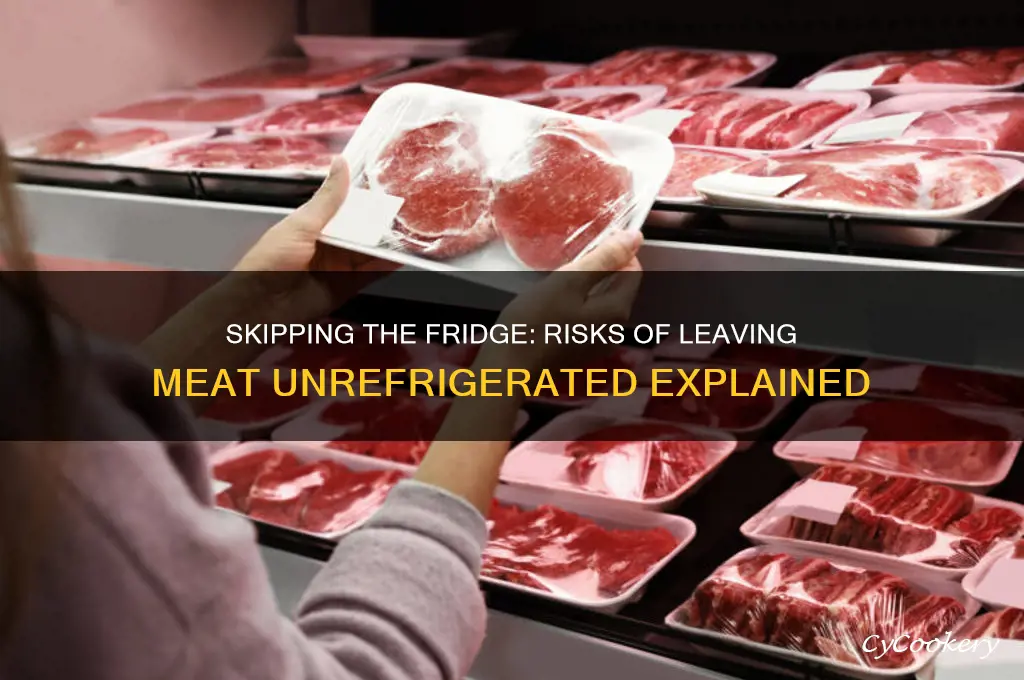 what if i dont refrigerate my meet