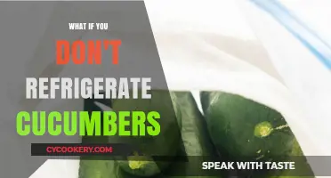 Skipping the Fridge: What Happens When Cucumbers Go Unrefrigerated?